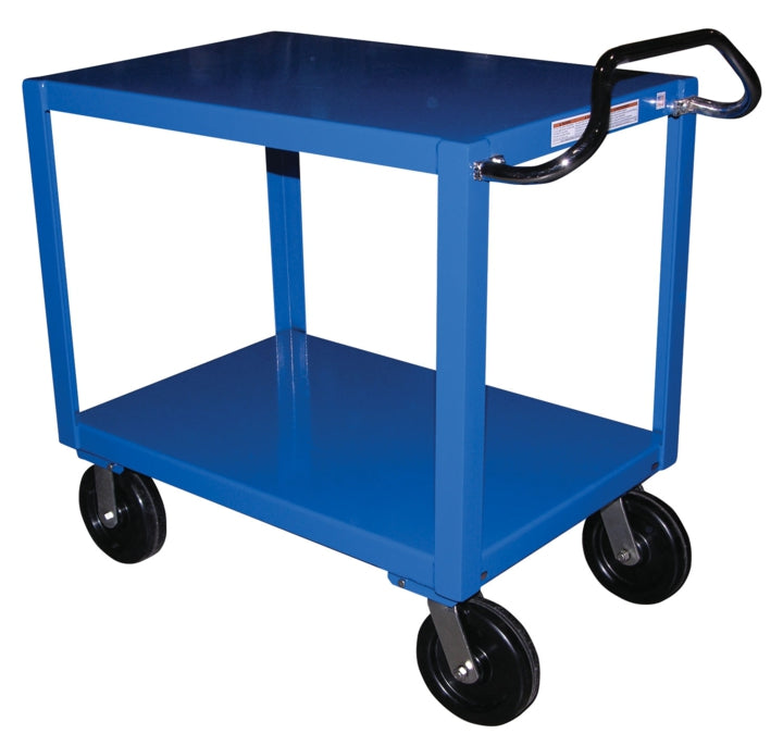 34" x 48" Extra Heavy Duty Ergo-Handle Cart w/ 2 Shelves