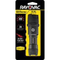 Thumbnail for Rayovac® Virtually Indestructible 3AAA LED Flashlight, Black, 1/Each