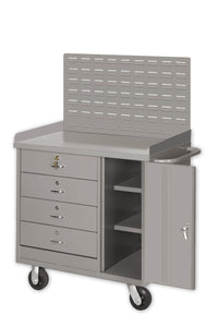 Thumbnail for Pucel Door & Drawer Work Bench w/ Outer Louvered