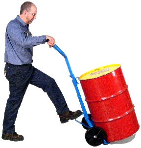 Drum Hand Truck, Polyolefin Wheels