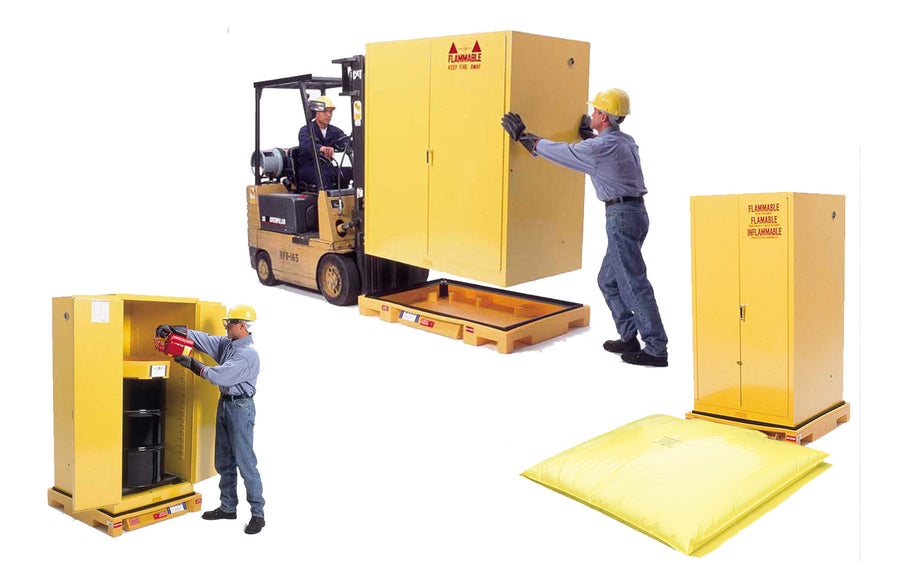 2-Drum Safety Cabinet Bladder System