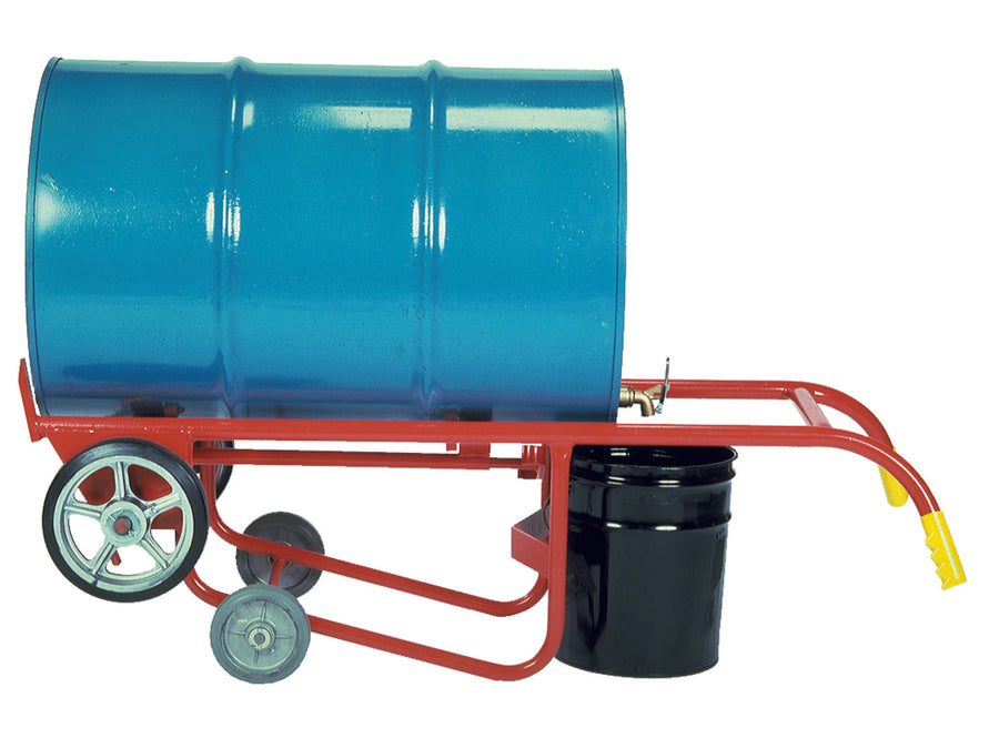 Drum Truck & Cradle w/Rubber Wheels