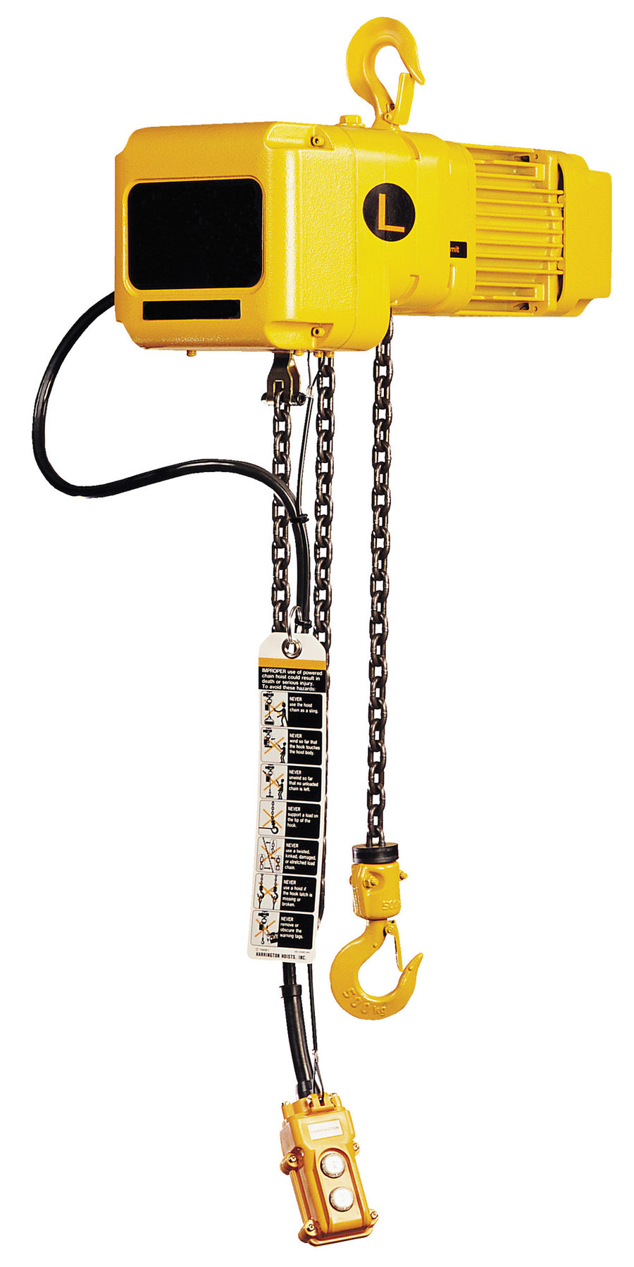 300-lbs Capacity Electric Chain Hoist - 1 Phase