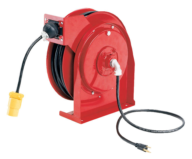 Double Receptacle Electric Cord Reel