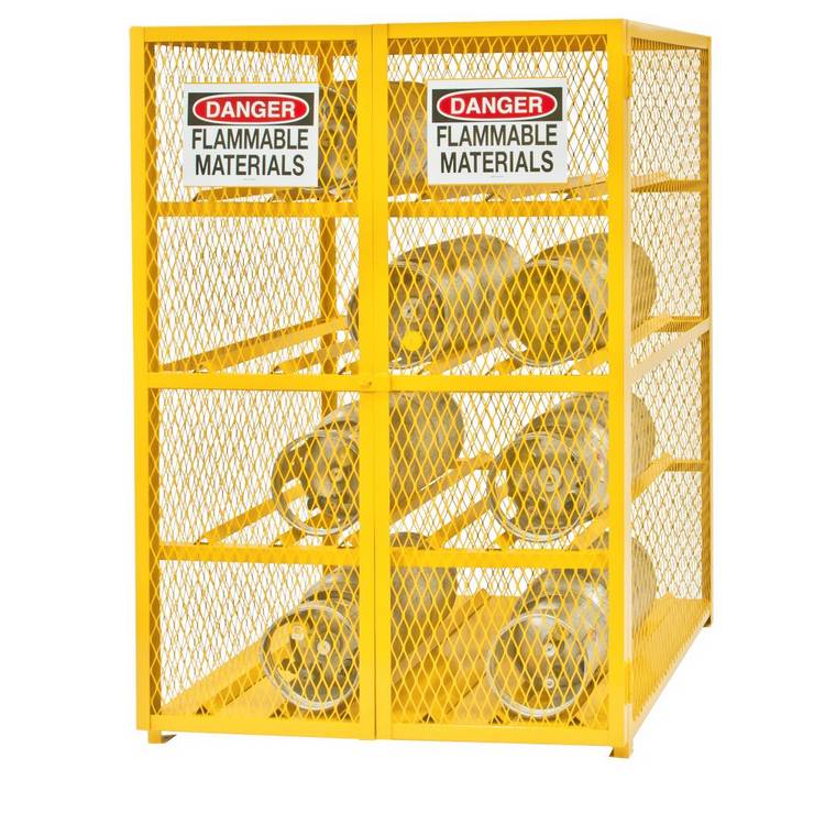 ECON GAS CYL CAB 12CYL #50 YELLOW - Model EGCC12-50