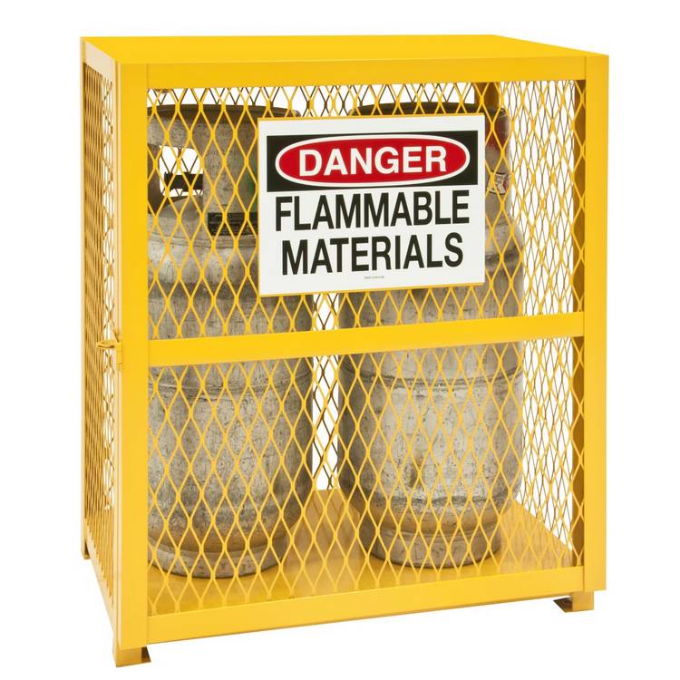 ECON GAS CYL CAB VERT 2 CYL #50 YELLOW - Model EGCVC2-50