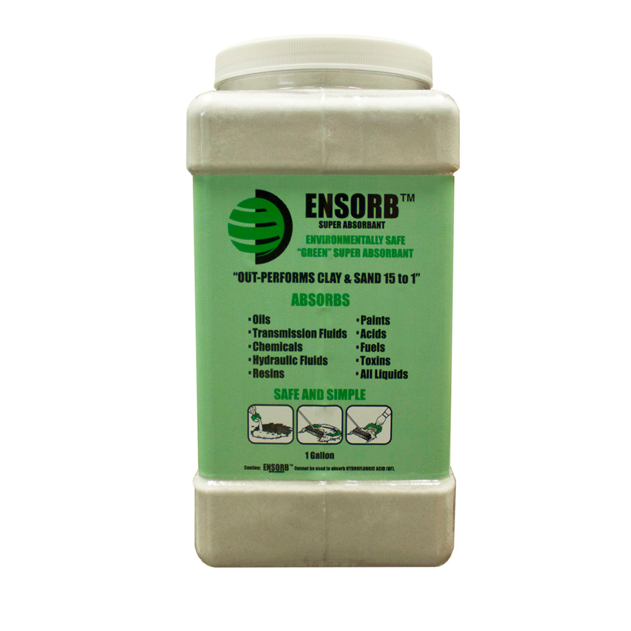 ENSORB Super Absorbent - 1-Gallon Jug (6/Case)