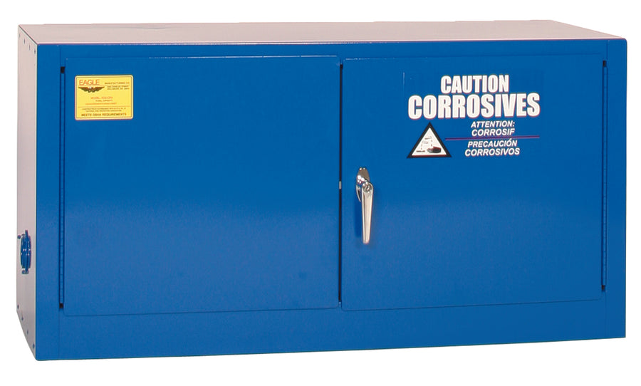 Eagle 15-Gallon Acid & Corrosive Manual-Close Cabinet