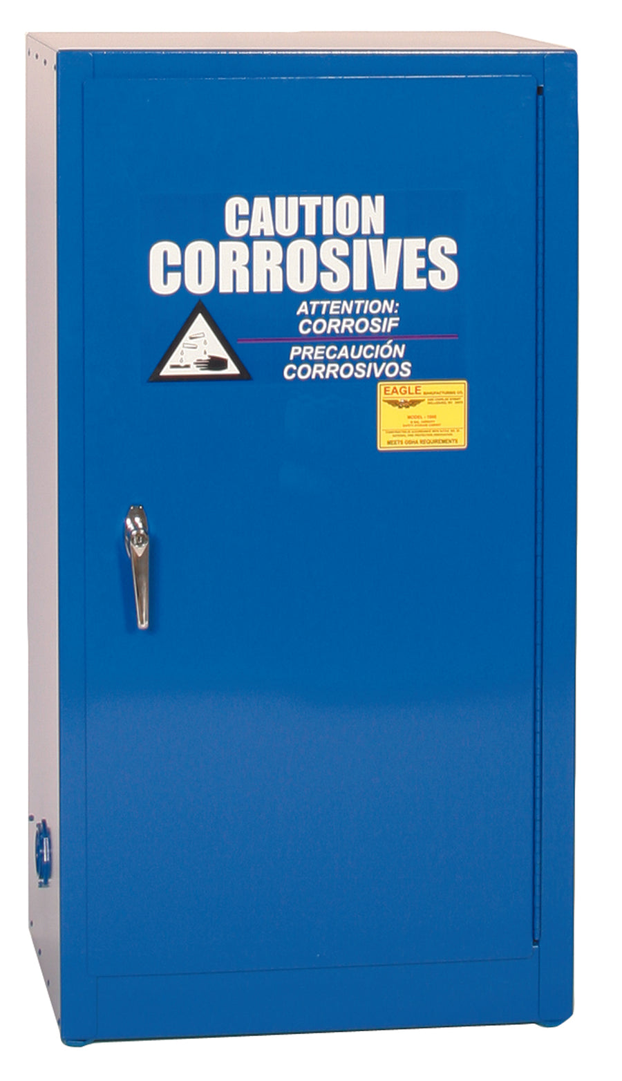 Eagle 16-Gallon Acid & Corrosive Manual-Close Cabinet