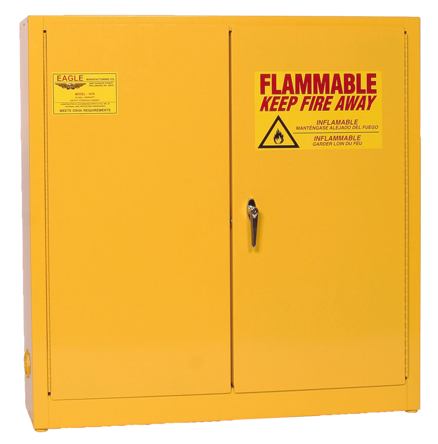 Eagle 24-Gallon Manual-Close Wall Mount Cabinet