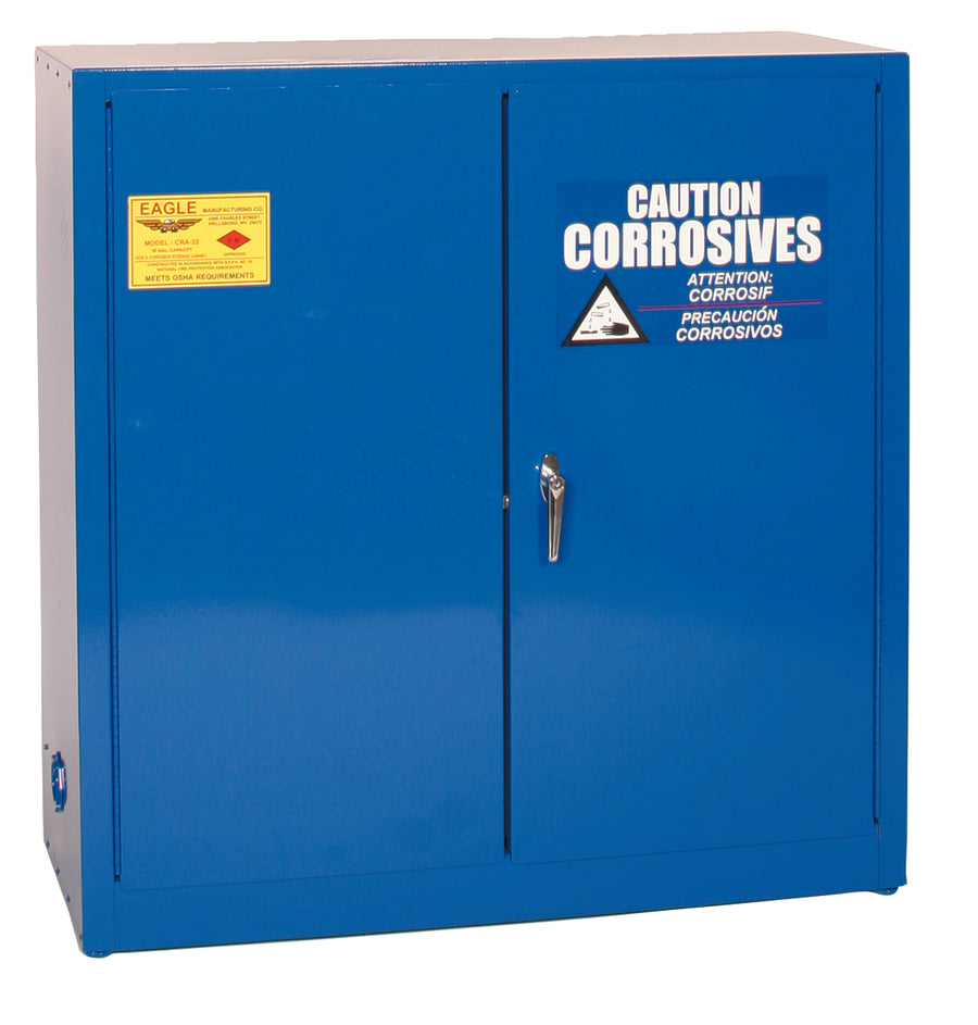 Eagle 30-Gallon Acid & Corrosive Manual-Close Cabinet