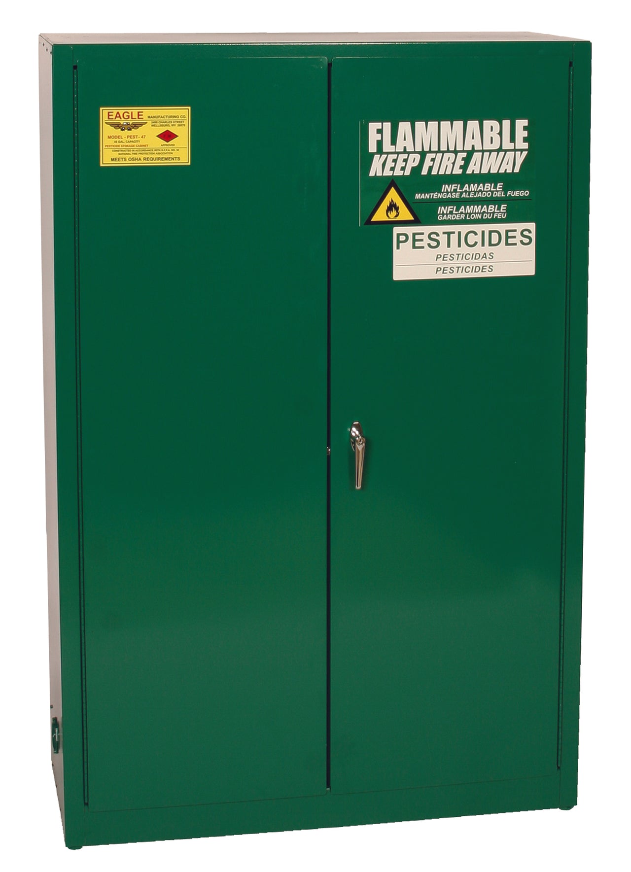 Eagle 45-Gallon Pesticide Manual-Close Cabinet
