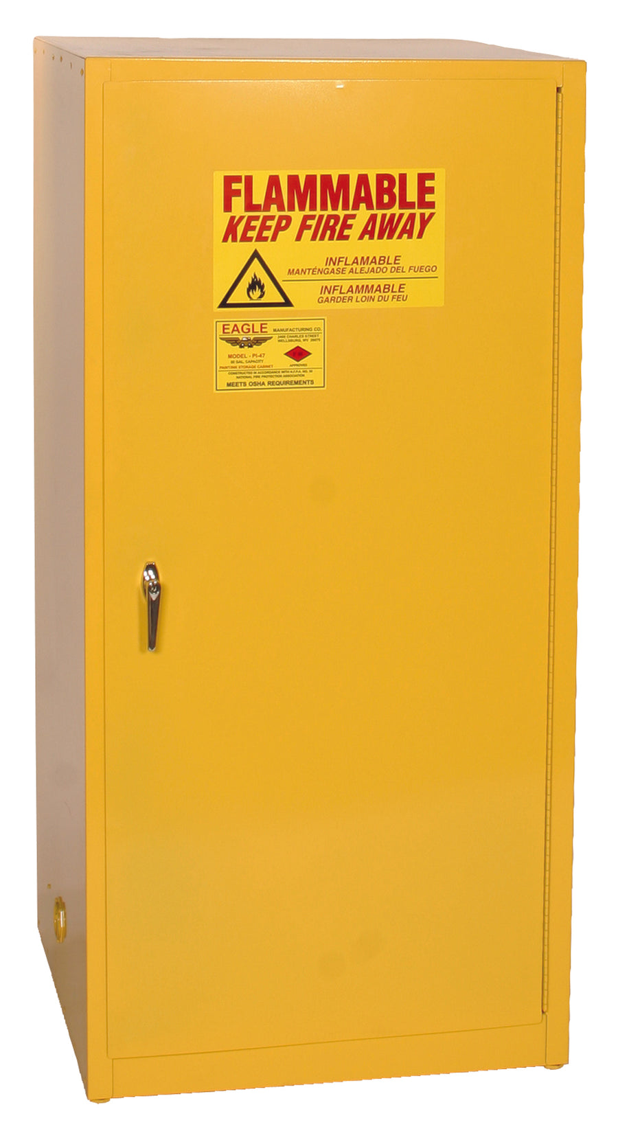 Eagle 60-Gallon 1 Manual-Close Door Cabinet