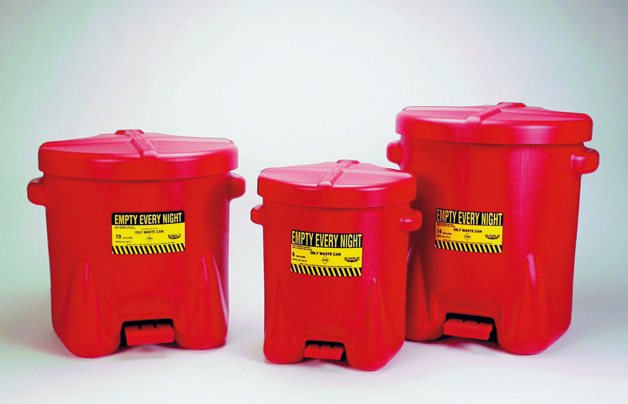 Eagle Poly Oily Waste Can 14-Gallon