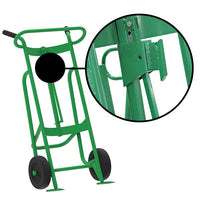 Thumbnail for Valley Craft 2-Wheel Drum Hand Truck - Steel, (2) Mold-On Rubber Wheels, 1000 lb. Capacity, Standard Chime Hook for Steel/Plastic/Fiber Drums