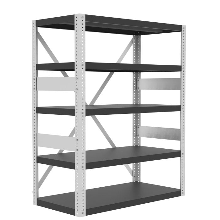 Valley Craft Heavy Duty Shelving, 12 Gauge - 48"W x 24"D x 60"H, 2500 lb. Capacity/Shelf