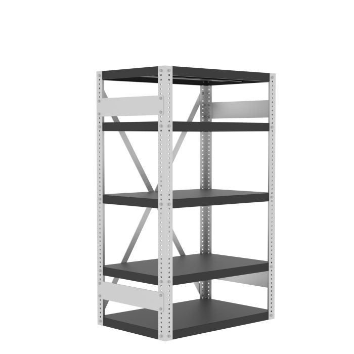 Valley Craft Heavy Duty Shelving, 12 Gauge - 36"W x 24"D x 60"H, 2500 lb. Capacity/Shelf