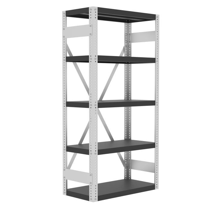 Valley Craft Heavy Duty Shelving, 12 Gauge - 36"W x 18"D x 72"H, 2500 lb. Capacity/Shelf