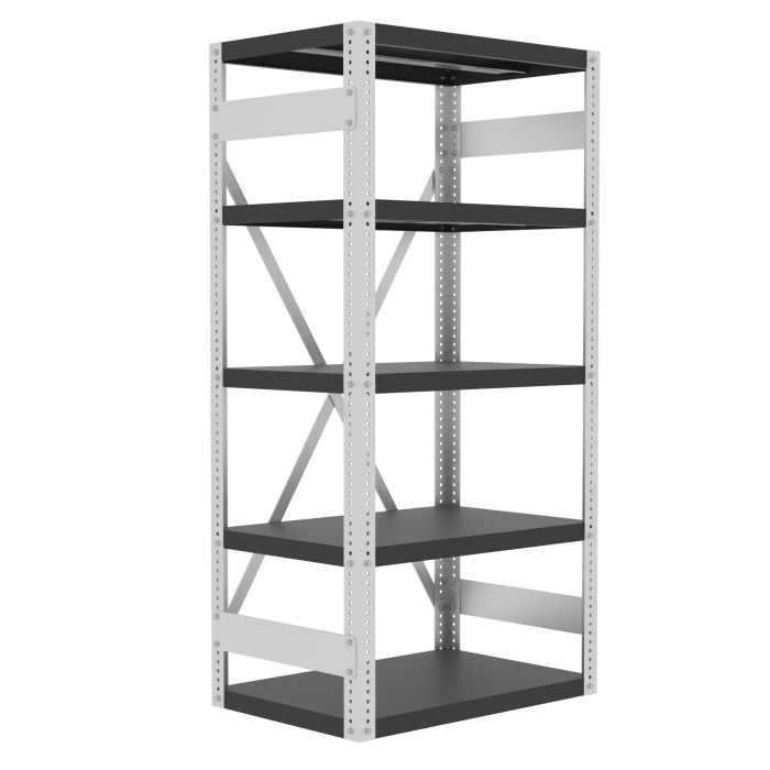 Valley Craft Heavy Duty Shelving, 12 Gauge - 36"W x 24"D x 72"H, 2500 lb. Capacity/Shelf