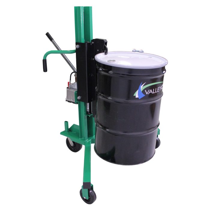 Valley Craft Drum Industrial Lift & Transporter - Beak Connection, 800 lb. Capacity, used w/ Steel/Plastic/Fiber Drums 