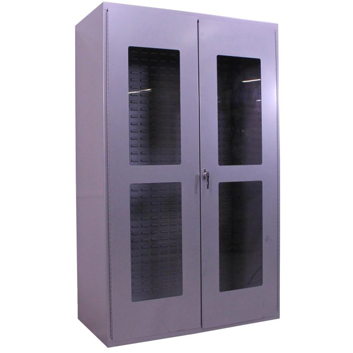 Valley Craft Clear-View Cabinet - 36"W x 24"D x 78"H, Base, Fully Louvered, 14 Gauge
