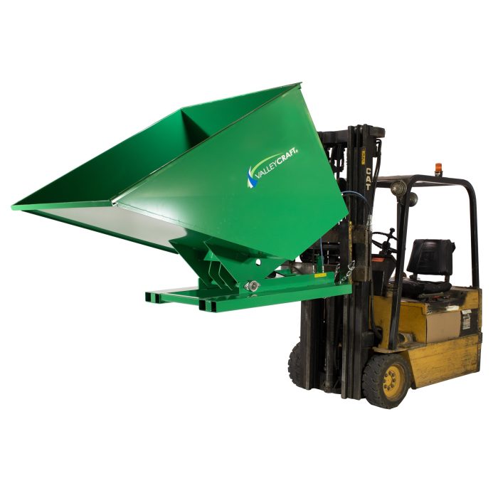 Valley Craft Powered Self-Dumping Hopper - Forklift Powered, 2 yd³, 6000 lb. Capacity