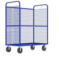 Thumbnail for Valley Craft Cage Cart - Stock Picking, 3-Sided, (1) Adjustable Shelf, 57