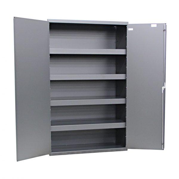 Valley Craft Heavy Duty Shelf Cabinet - 36"W x 24"D x 72"H, (4) Shelves, 1000 lb. Capacity/Shelf, 14 Gauge