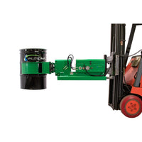 Thumbnail for Valley Craft Drum Clamp Tilt & Rotate Powered Forklift Attachment, Ultra Grip - Battery Powered Clamp/120° Forward Tilt/360° Rotation, 2000 lb. Capacity