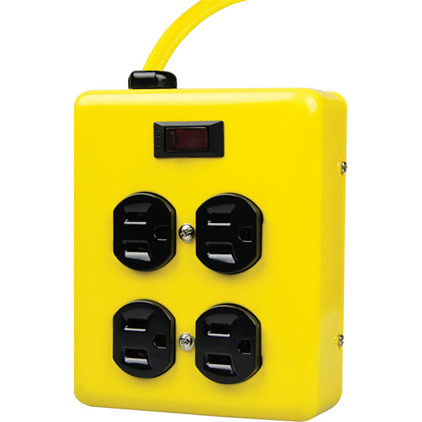 Southwire® Yellow Jacket® 4-Outlet Metal Power Block