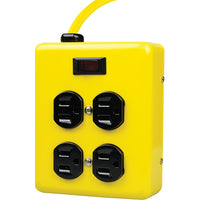 Thumbnail for Southwire® Yellow Jacket® 4-Outlet Metal Power Block