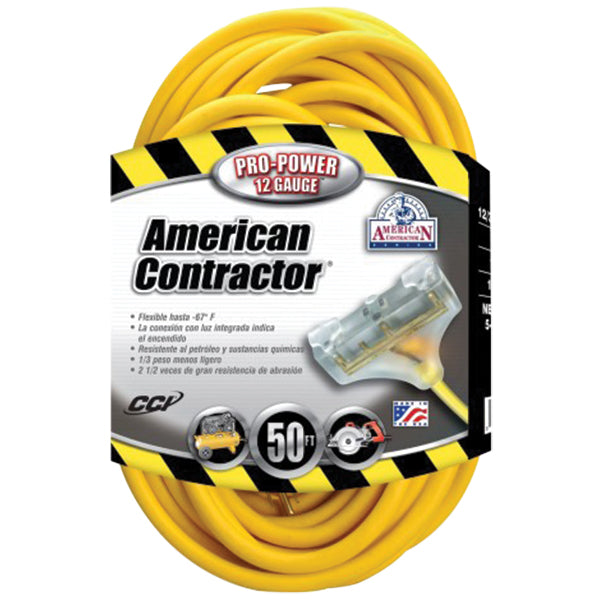Southwire® American Contractor® Tri-Source® Outdoor Extension Cord w/ Lighted End