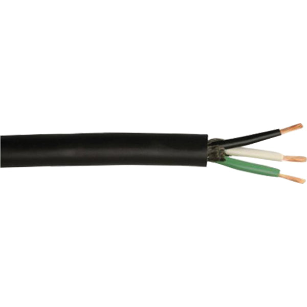 Southwire® Flexcord SJEOOW Wiring, 12/3 ga, Black, 250'/Roll