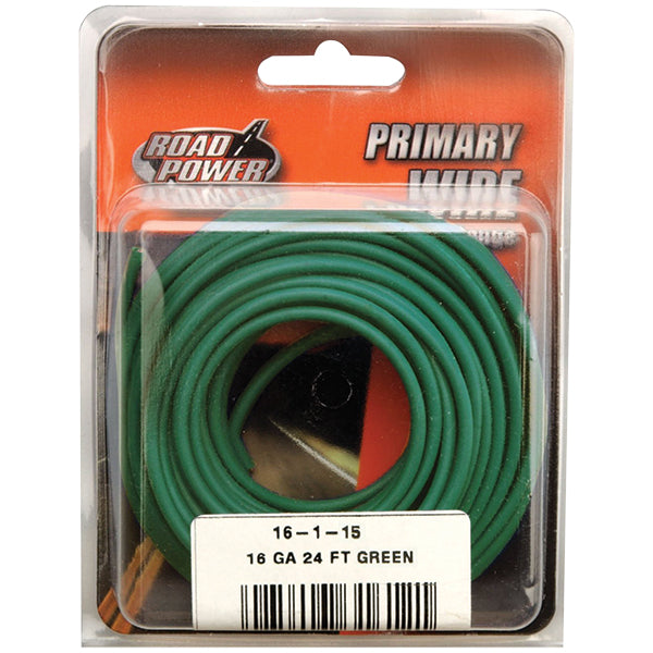 Southwire® GPT Primary Wire, 16 ga, 24', Green, 1/Each