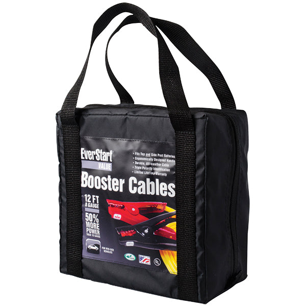 Southwire® Medium Duty Booster Cable, 300 A, 12', Bag, Yellow, 1/Pair