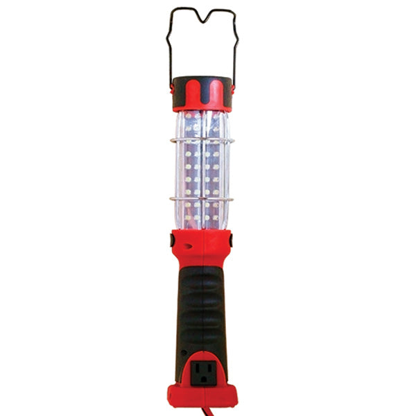 Southwire® 36-LED Trouble Light w/ Grounded Outlet, Red/Black, 1/Each