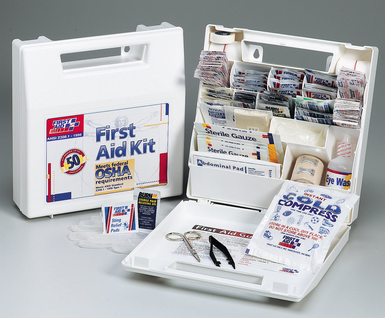 First Aid Only 50 Person Bulk First Aid Kit