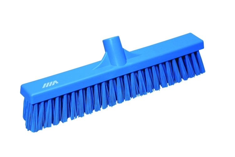 Floor Broom Soft/Split Bristles Blue