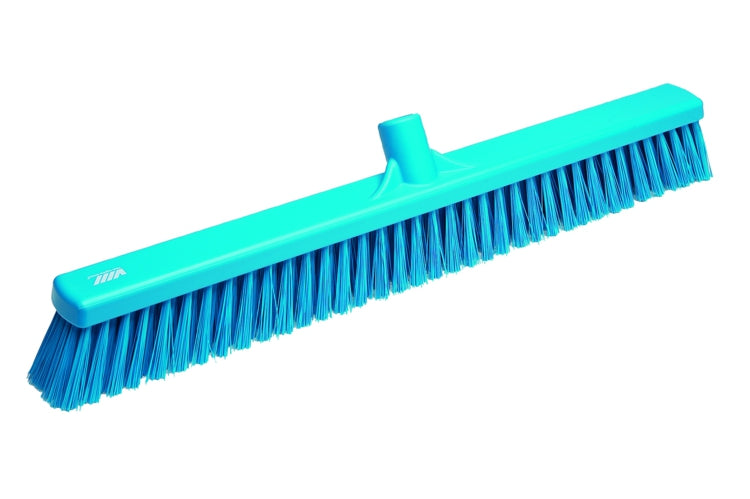 Floor Broom Medium Bristle 2 x 24 Blue