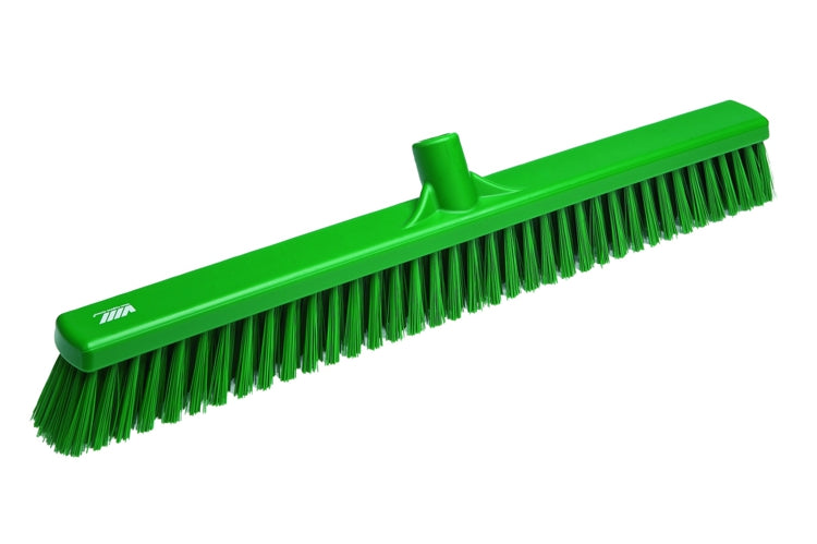 Floor Broom Medium Bristle 2 x 24 Green