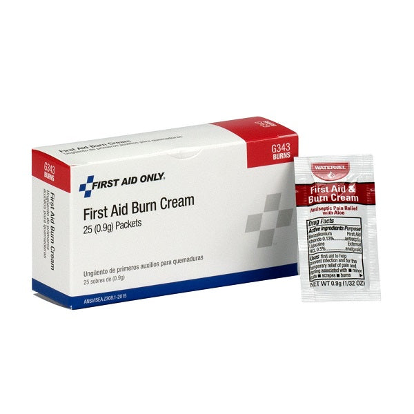 First Aid/Burn Cream (Unitized Refill), 0.9 g, 25 Box/30 Case