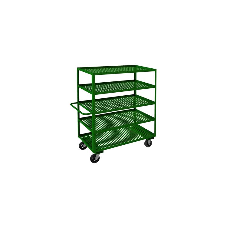 DURHAM GARDEN CART, 24X48 PERF, 5SH, 2K, 6MR - Model GC-2448-5-6MR-83T