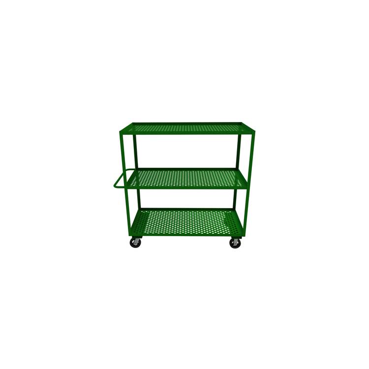 DURHAM GARDEN CART, 30X60 PERF, 3SH, 1.2K, 6MR - Model GC-3060-3-6MR-83T