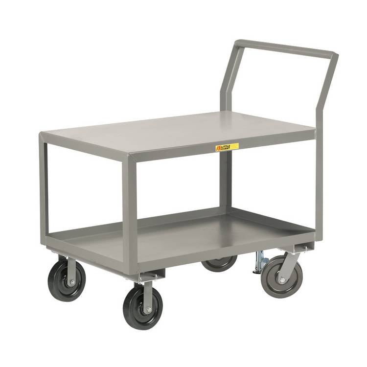Sloped Handle Heavy-Duty Utility Cart - Model GCK30608PHFL