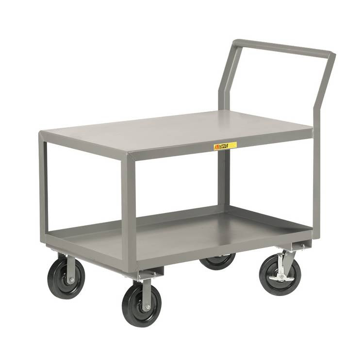 Sloped Handle Heavy-Duty Utility Cart - Model GCK30608PHBRK