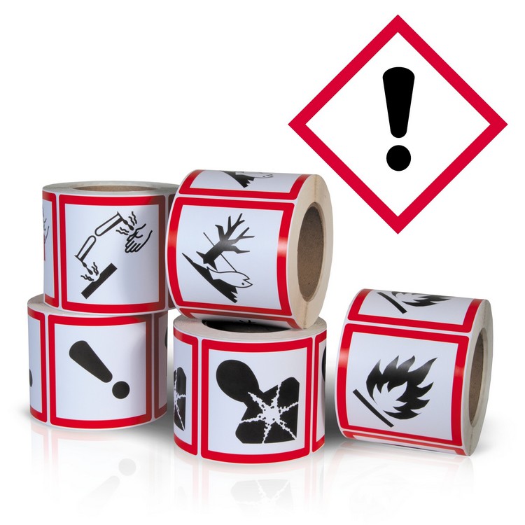 Exclamation Mark (4" x 4") 500/Roll