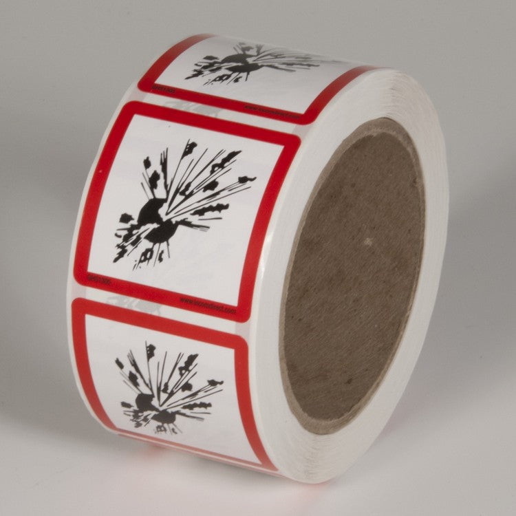 Exploding Bomb (2" x 2") 500/Roll