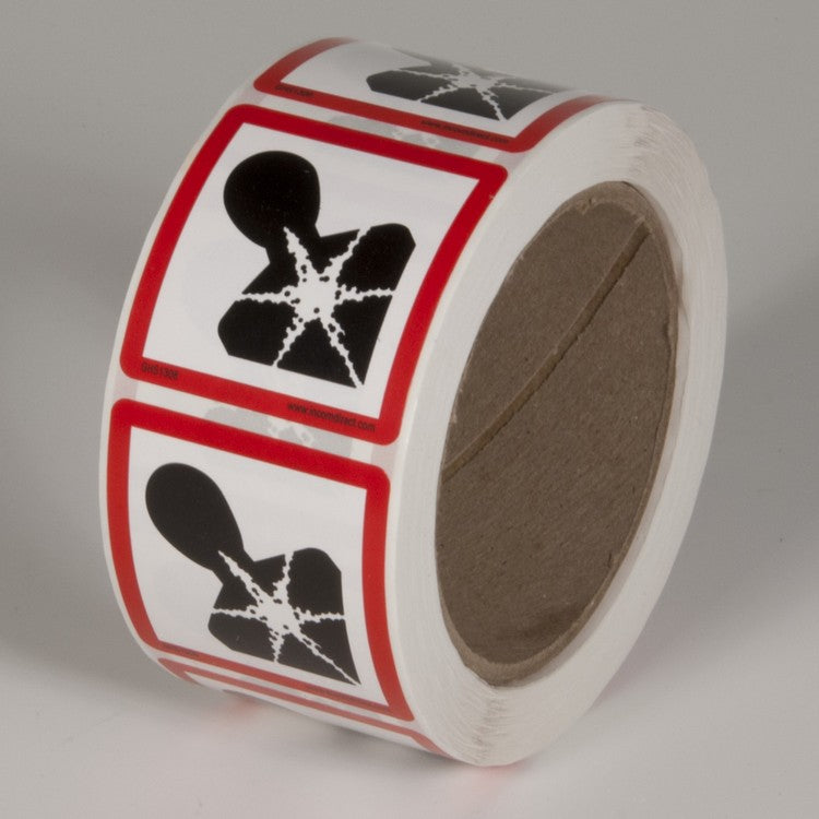 Health Hazard (2" x 2") 500/Roll