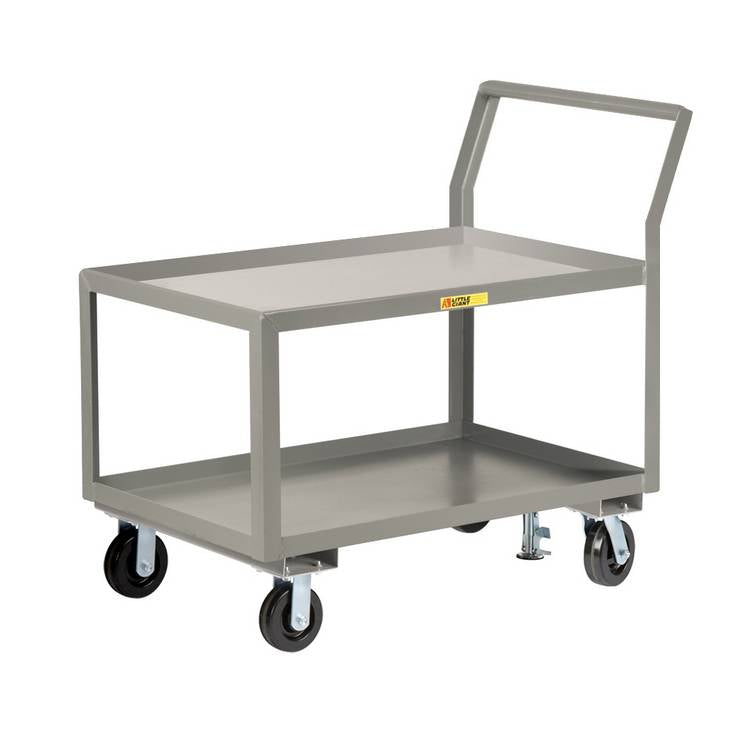 Sloped Handle Heavy-Duty Utility Cart - Model GLK24488PHFL