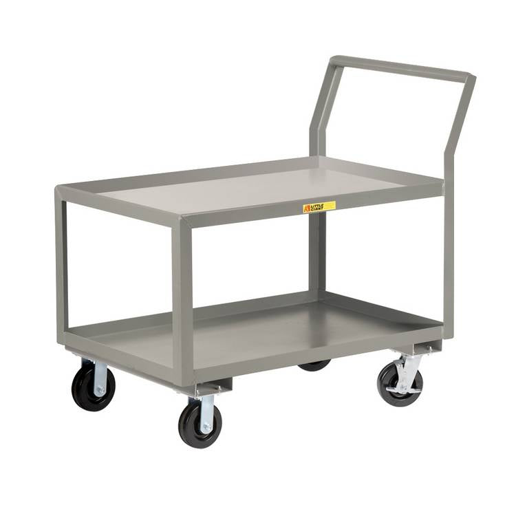 Sloped Handle Heavy-Duty Utility Cart - Model GLK24366PHBRK